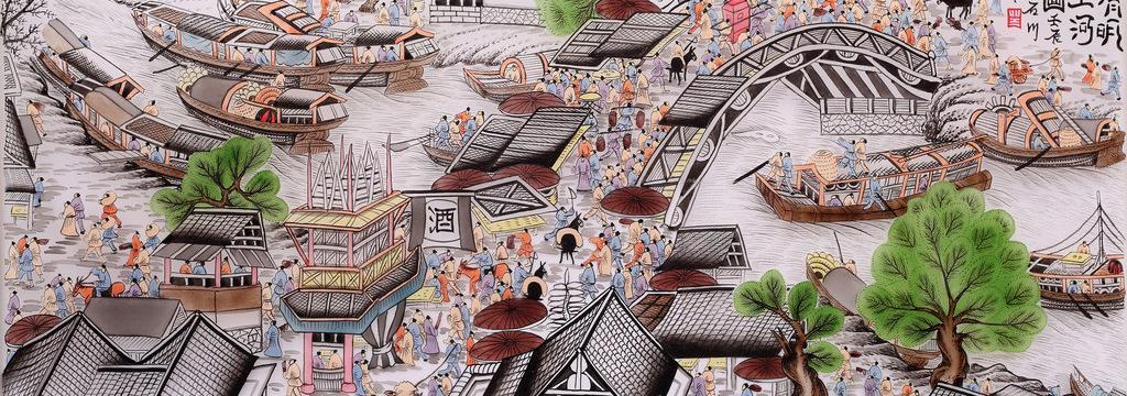 我國（中國）古代最大的風(fēng)俗畫(huà)是《清明上河圖》圖片