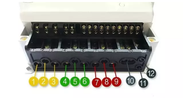 三相電表直接表接線(xiàn)圖