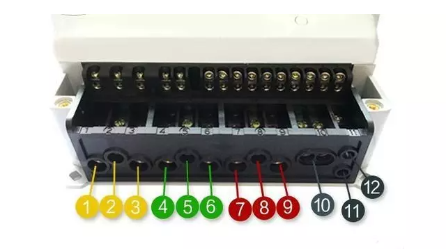 過(guò)電流互感器【3X220/380V 1.5(6)A】電能表接線(xiàn)圖